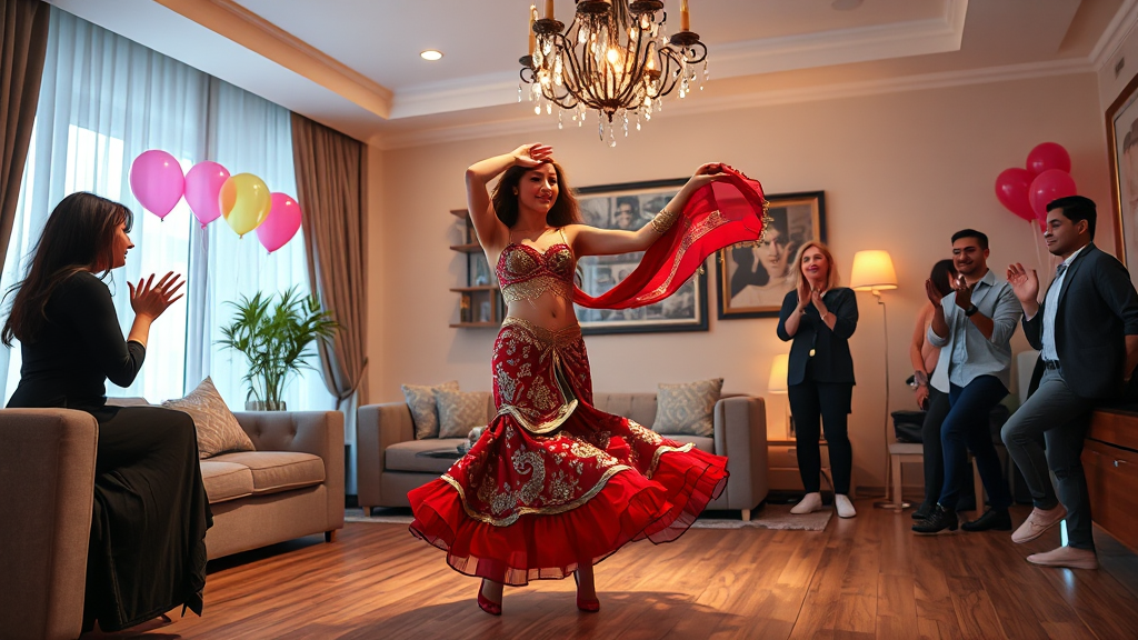 Eve Gelen Dansöz ile Özel Günlerinizde Unutulmaz Bir Atmosfer
